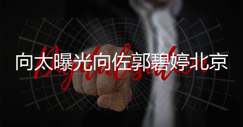 向太向佐郭碧婷北曝光0平宅内京豪景 尽显奢华