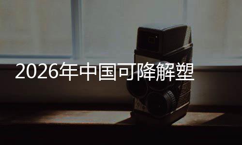 下的袋行年中国可构场重绿色政策转型驱动降解业与市塑料